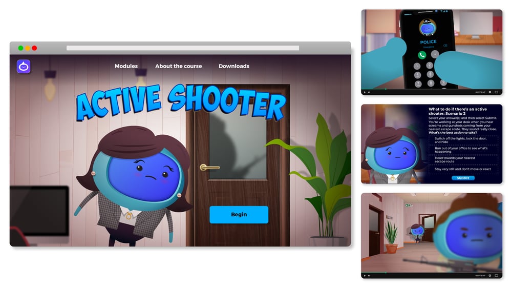 00114 - Active Shooter - Landing Page