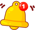 Notification bell icon