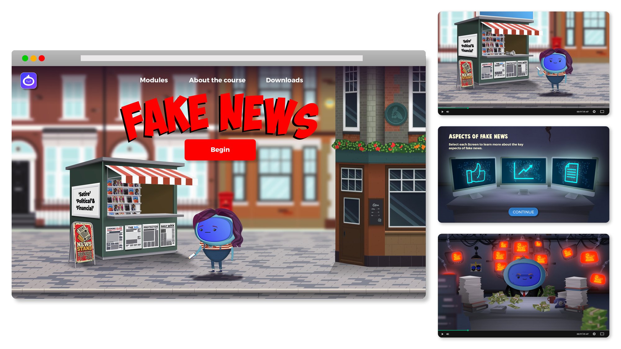 iAM 00168 - Fake News - Landing Page