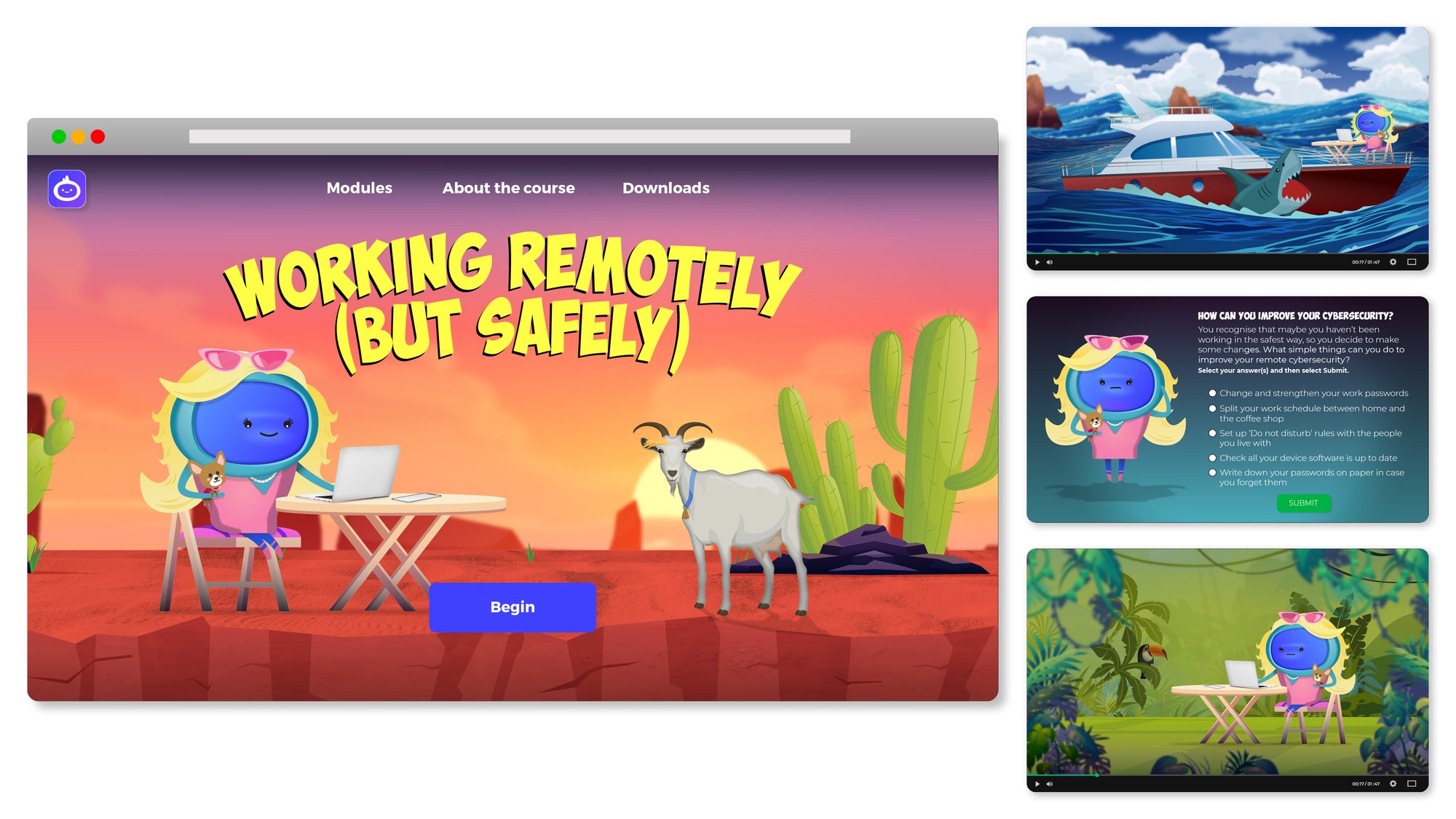 iAM 00301 - Working remotely (but safely) - Landing Page