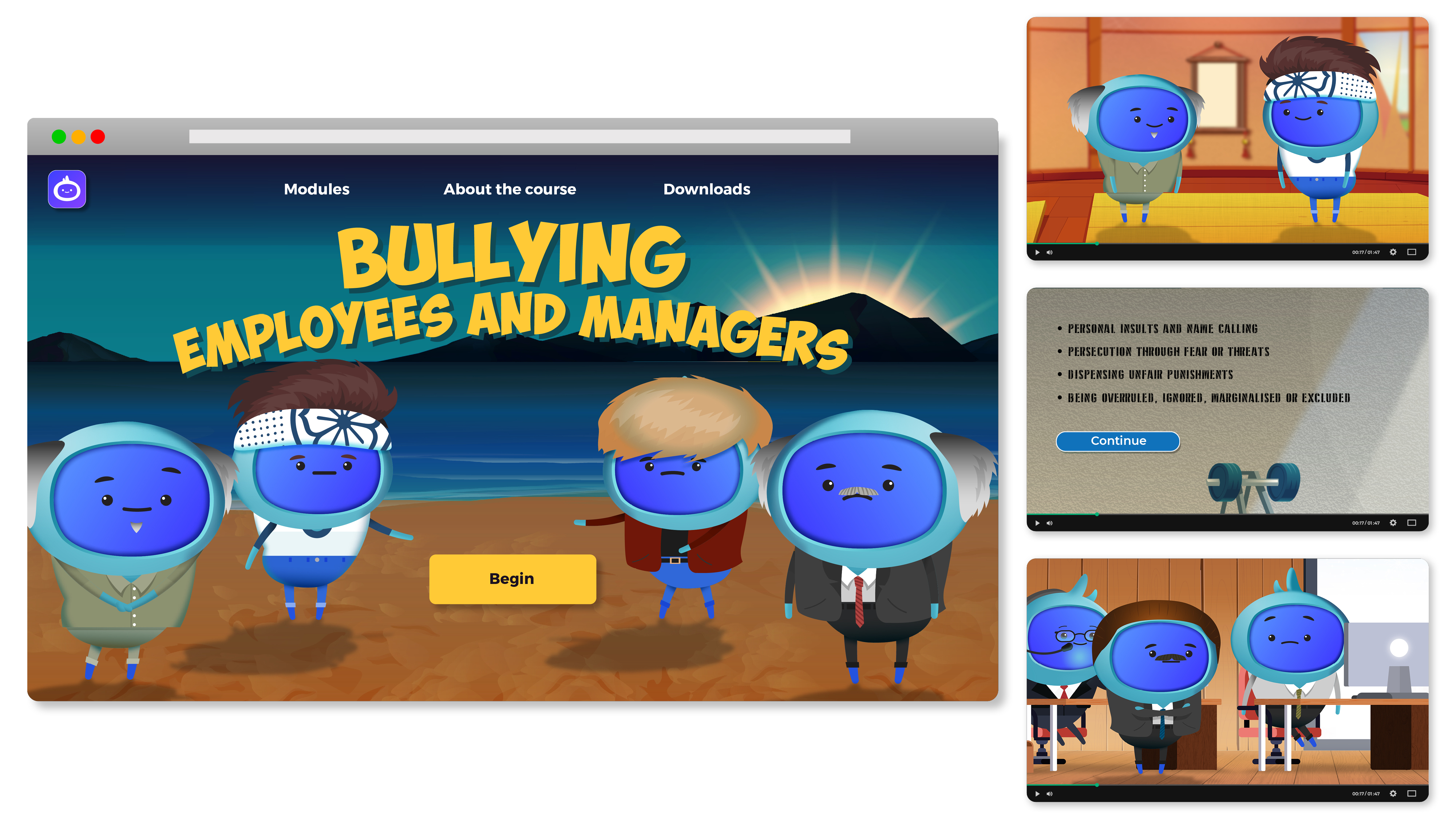 iAM Bullying Employees and Managers - Landing Page