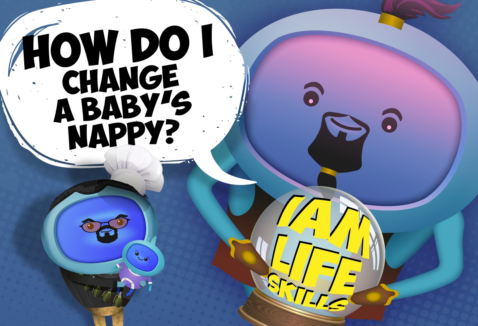 iAM Life Skills - LMS Thumbs-Babys Nappy
