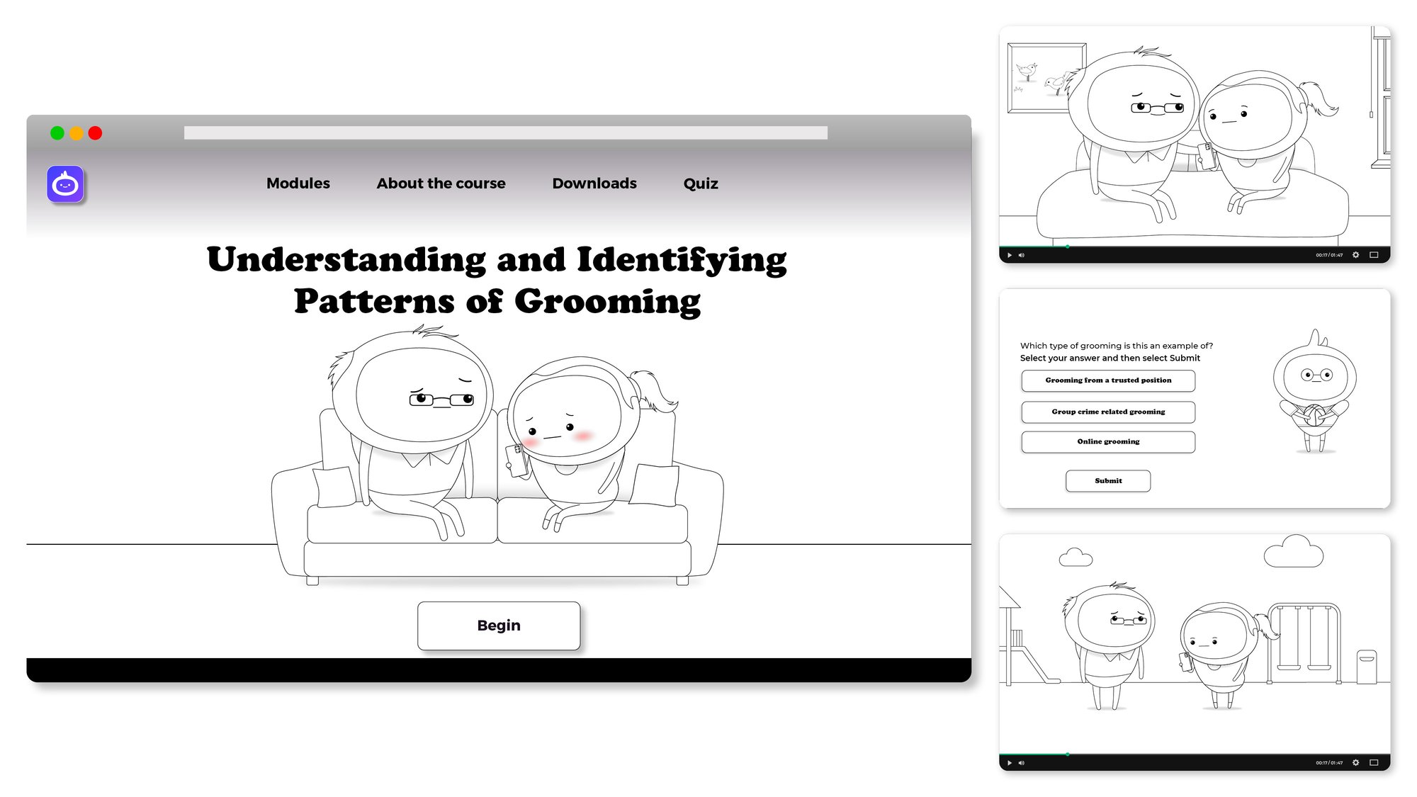 iAM00156 - Understanding and identifying patterns of Grooming - Landing Page