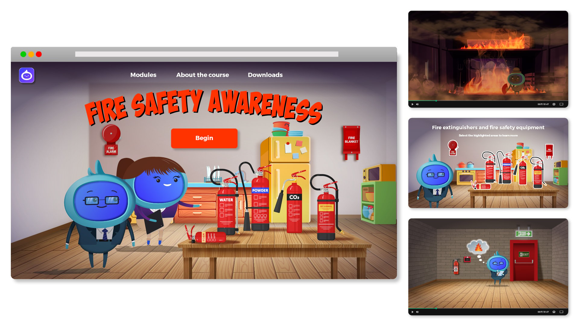 00003 - Fire Safety Awareness - Landing Page Artwork