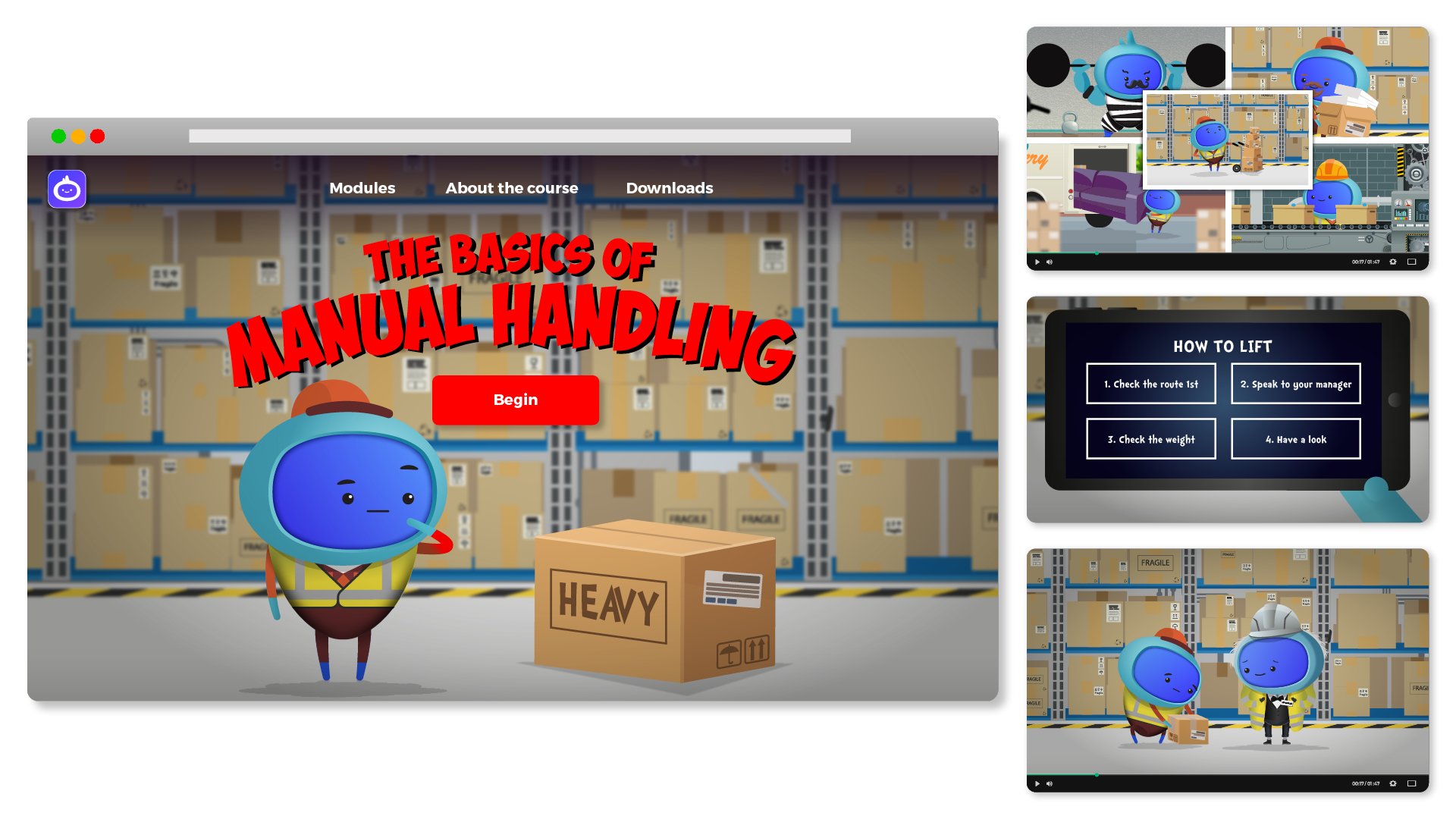 The Basics of Manual Handling - Landing pages image