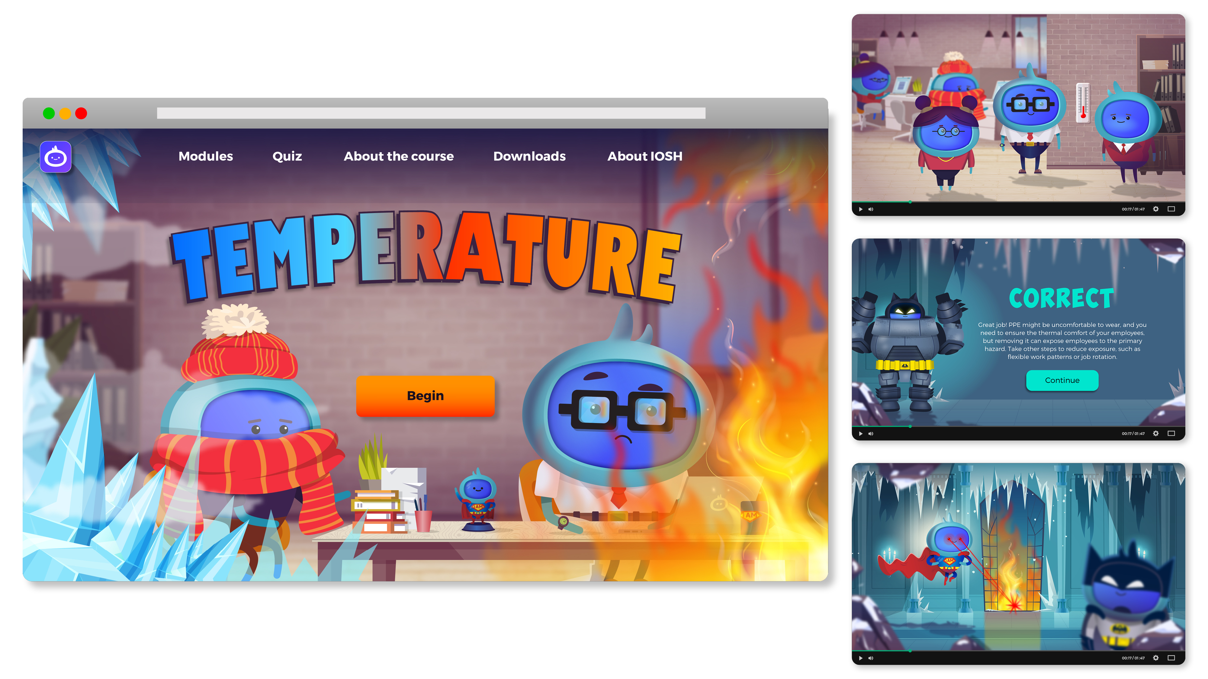 iAM - Temperature Landing Page Artwork