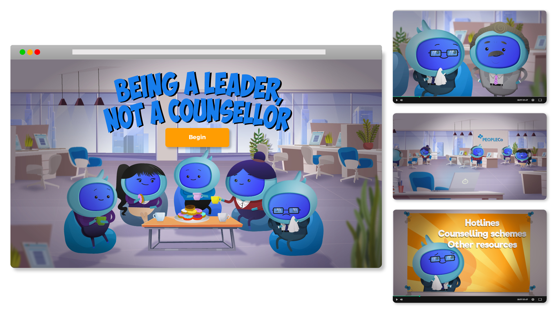 iAM Being a Leader, not a Counsellor Landing Page Artwork Template 2