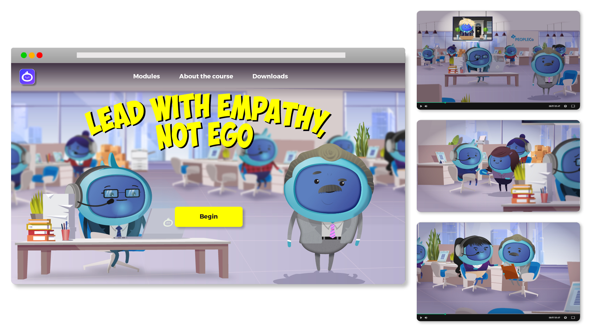 iAM Lead with Empathy, Not Ego Landing Page Artwork
