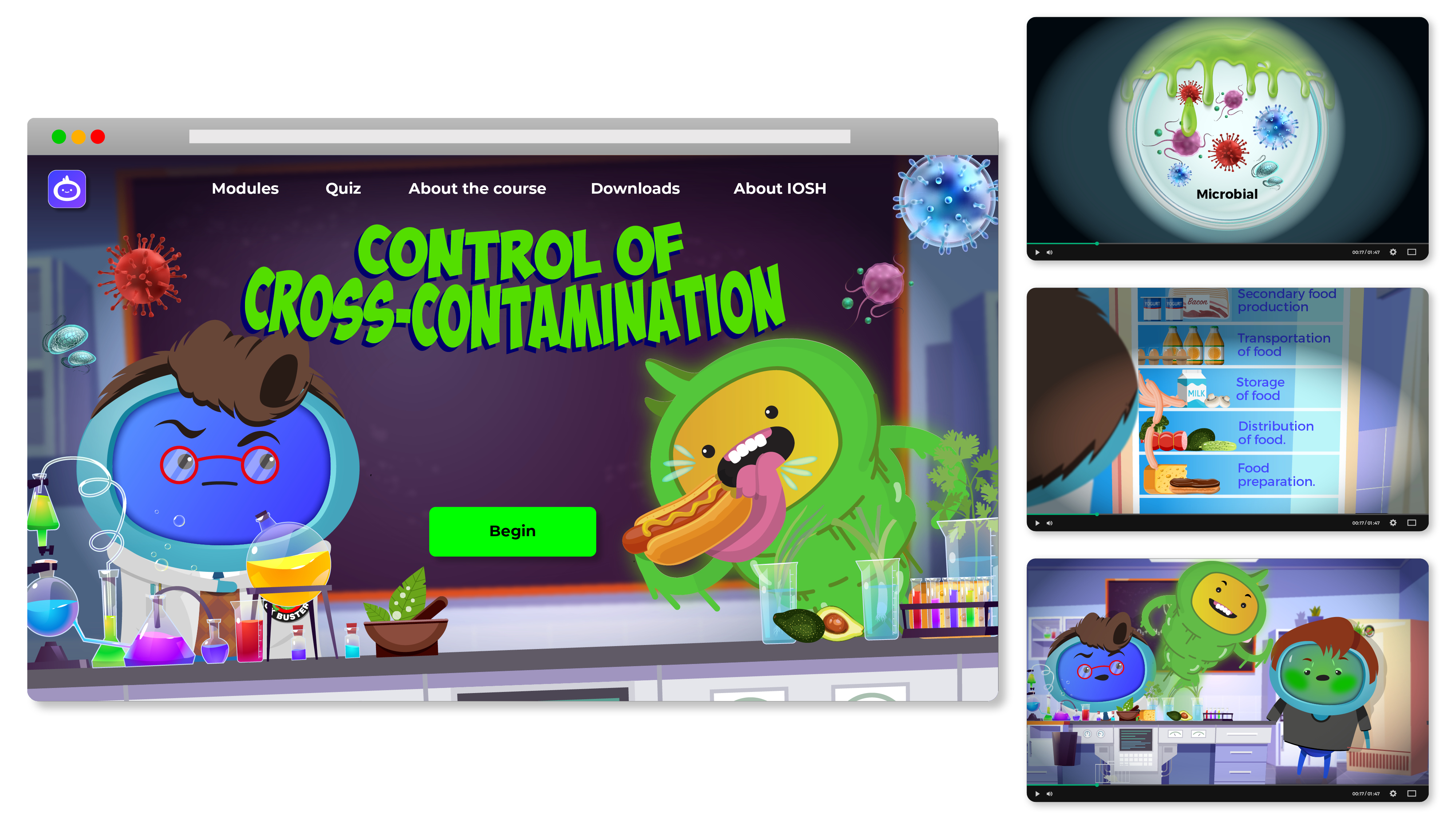 iAM Control of Cross Contamination Landing Page