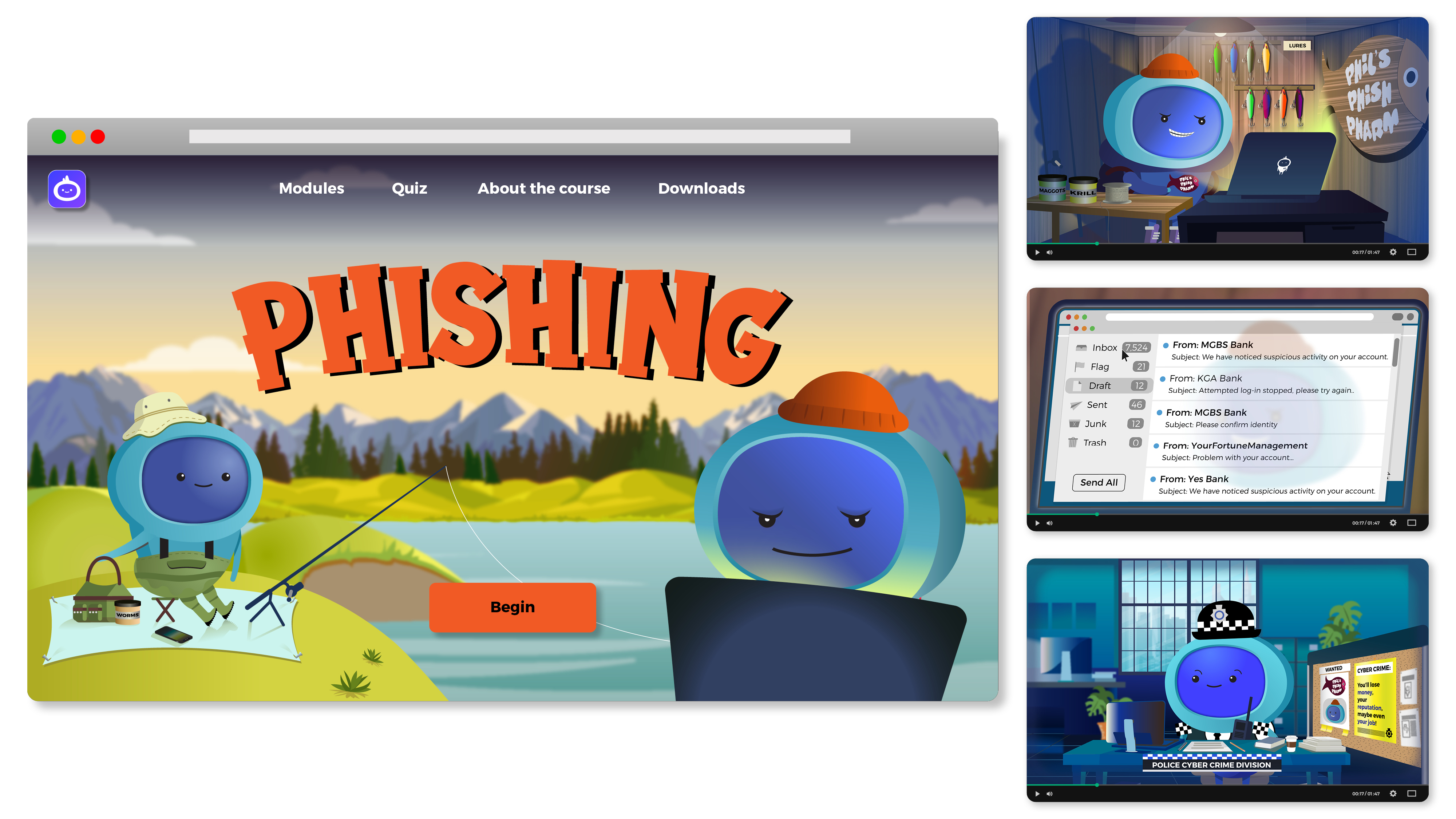 iAM Phishing Landing Page Artwork