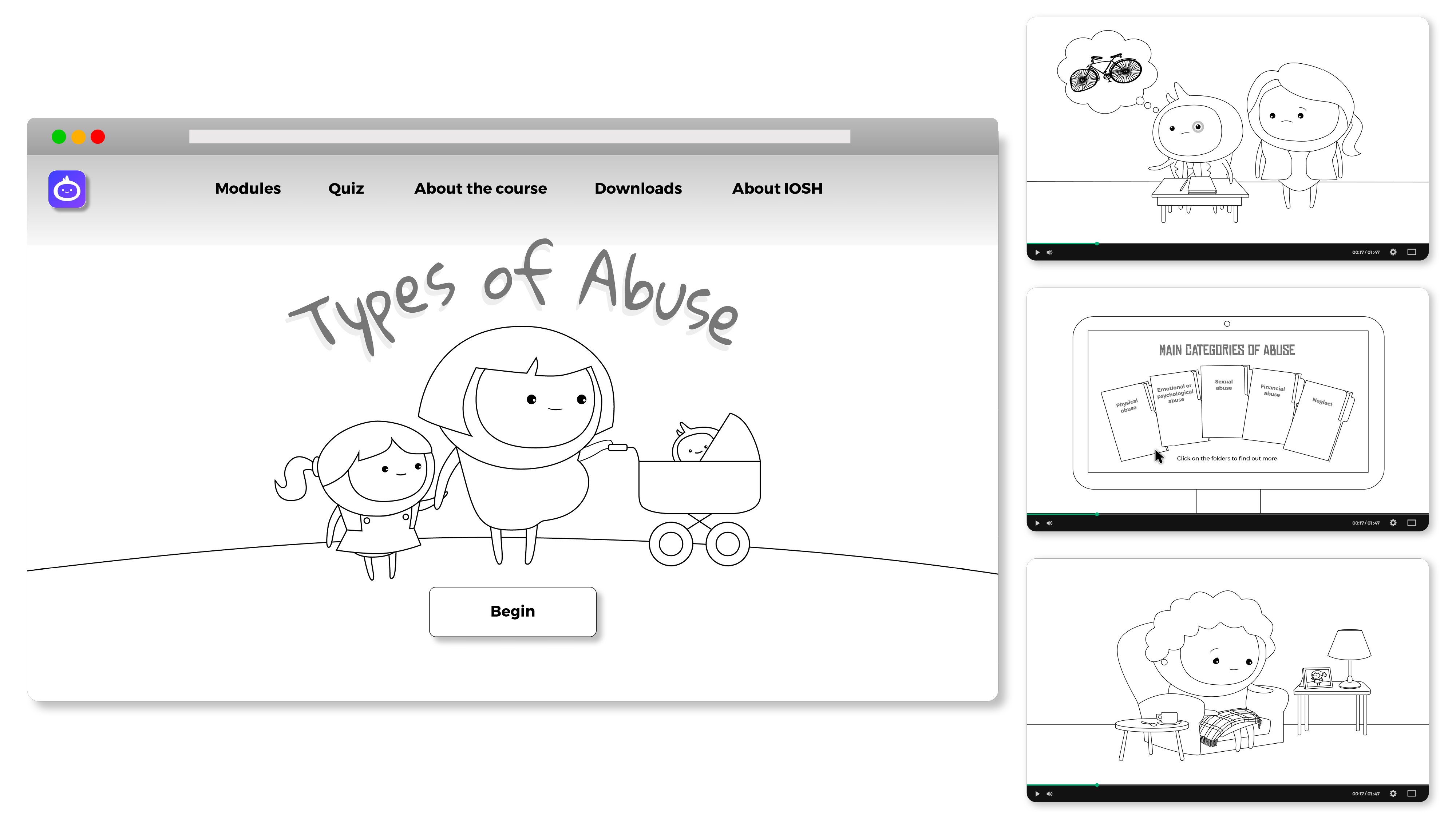 iAM Types of Abuse - Landing Page Artwork
