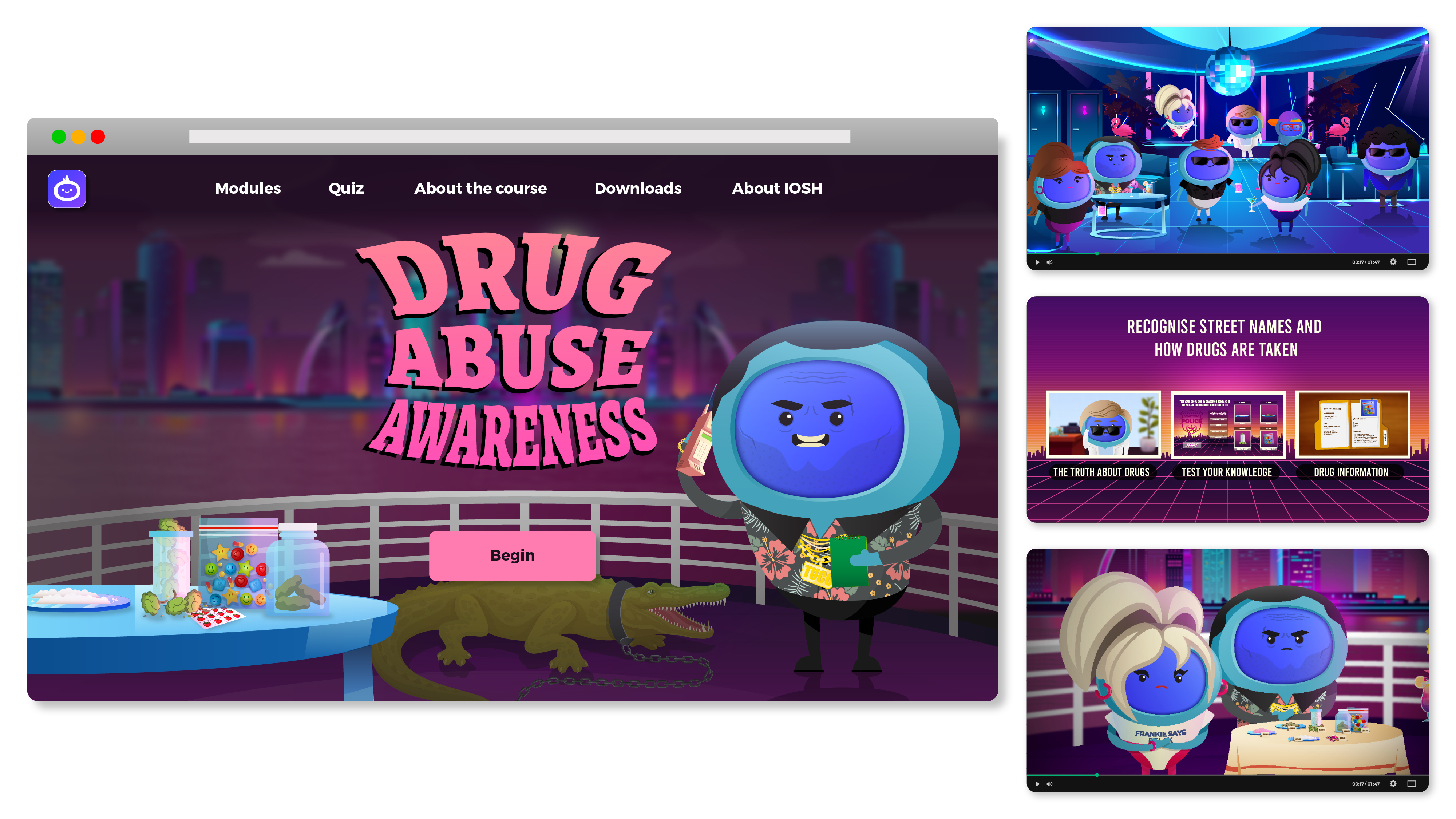 iAM Drug Abuse Advice Landing Page Artwork 2