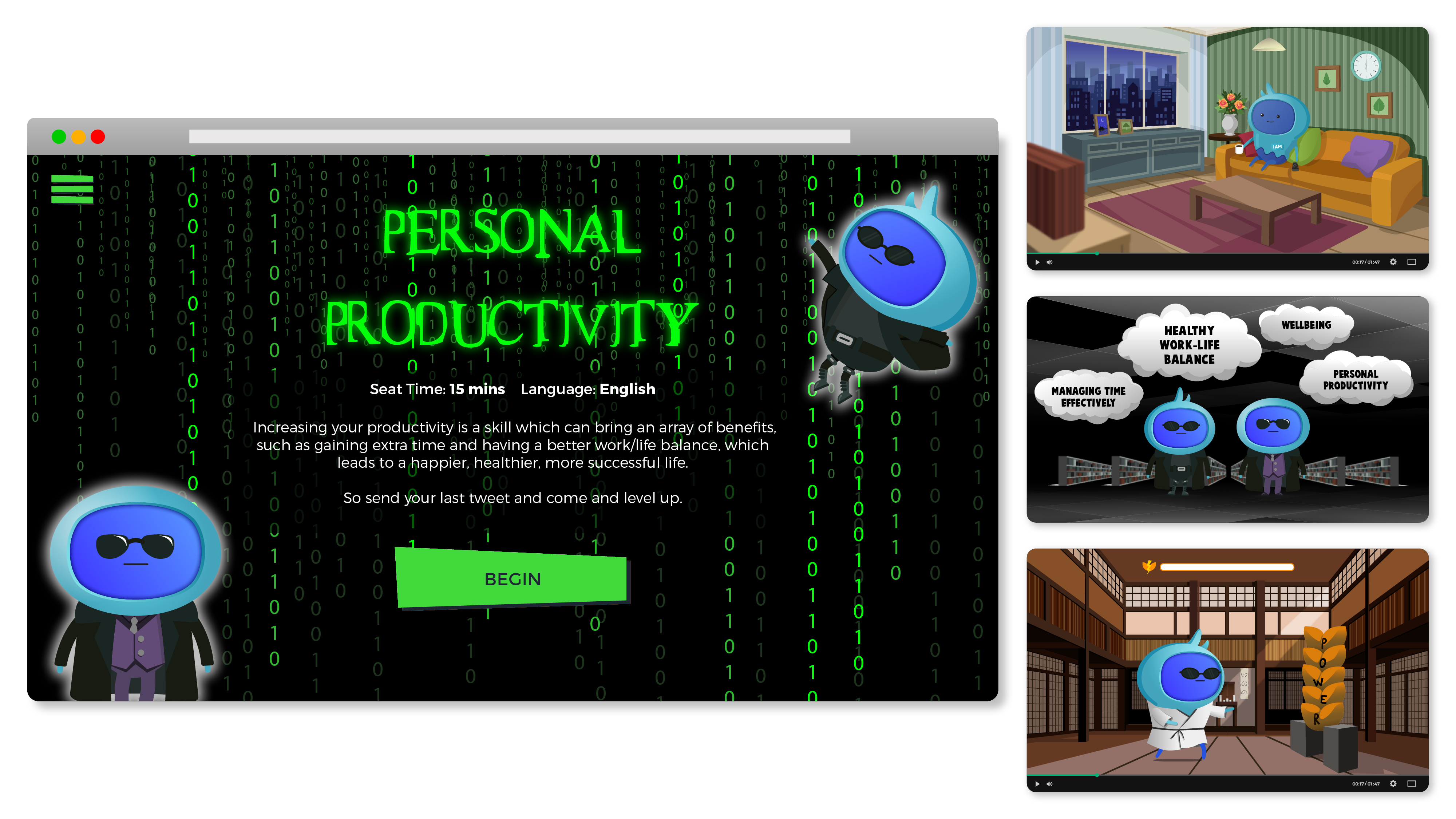 iAM Personal Productivity Landing Page Image