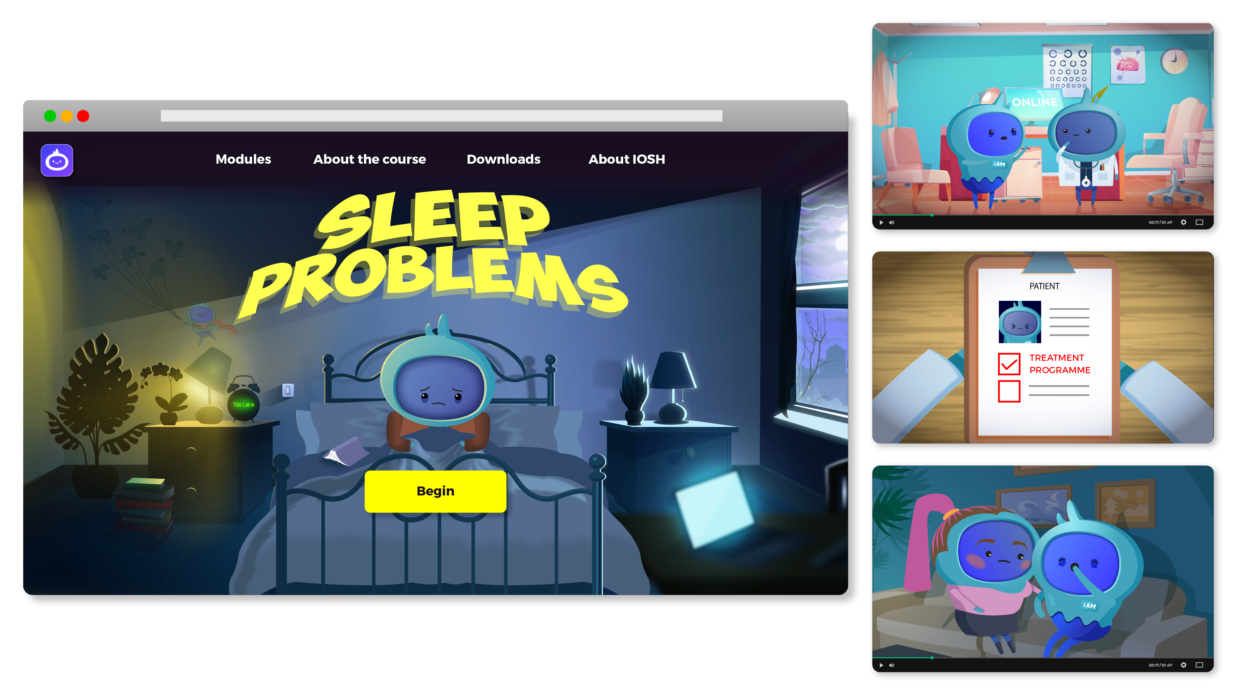 iAM Sleep Problems Landing Page Image