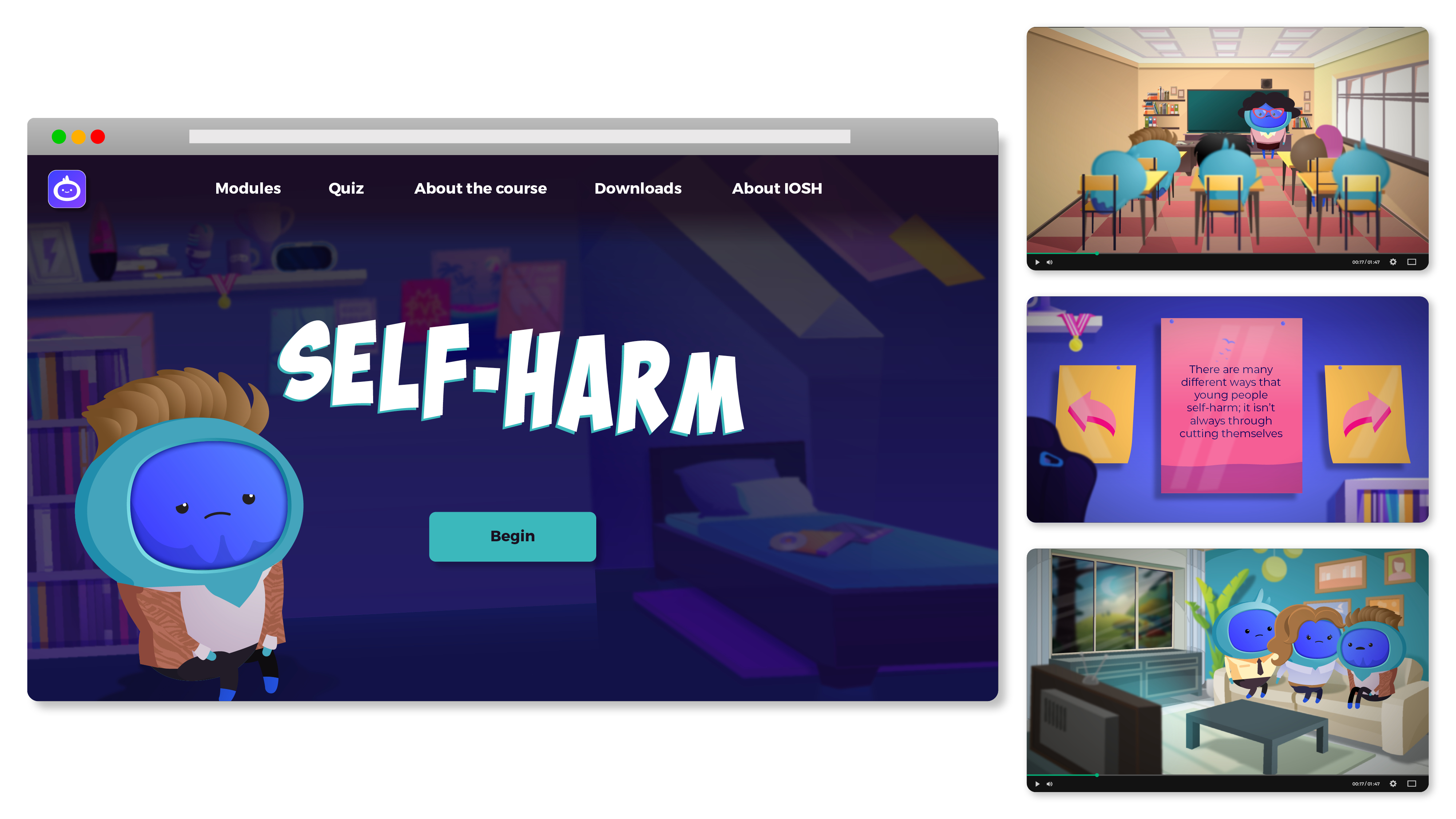 iAM00021 - Self-Harm – NEW Landing Pages