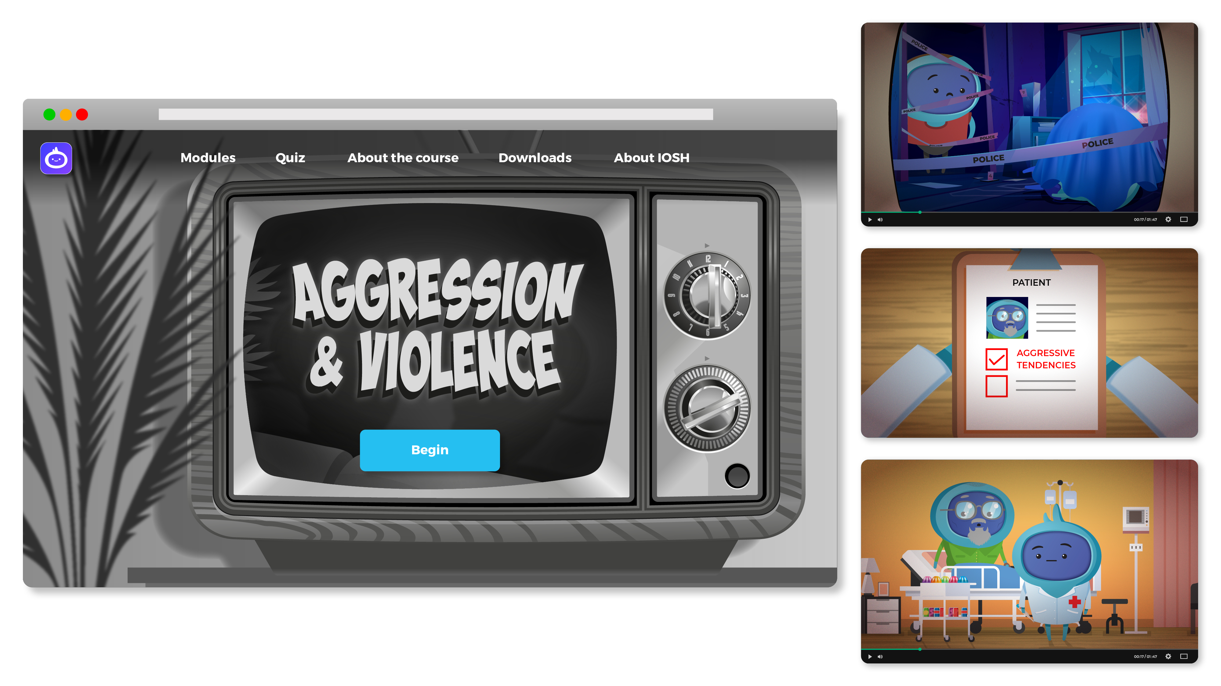 iAM Aggression and Violence in the workplace Landing Page Image