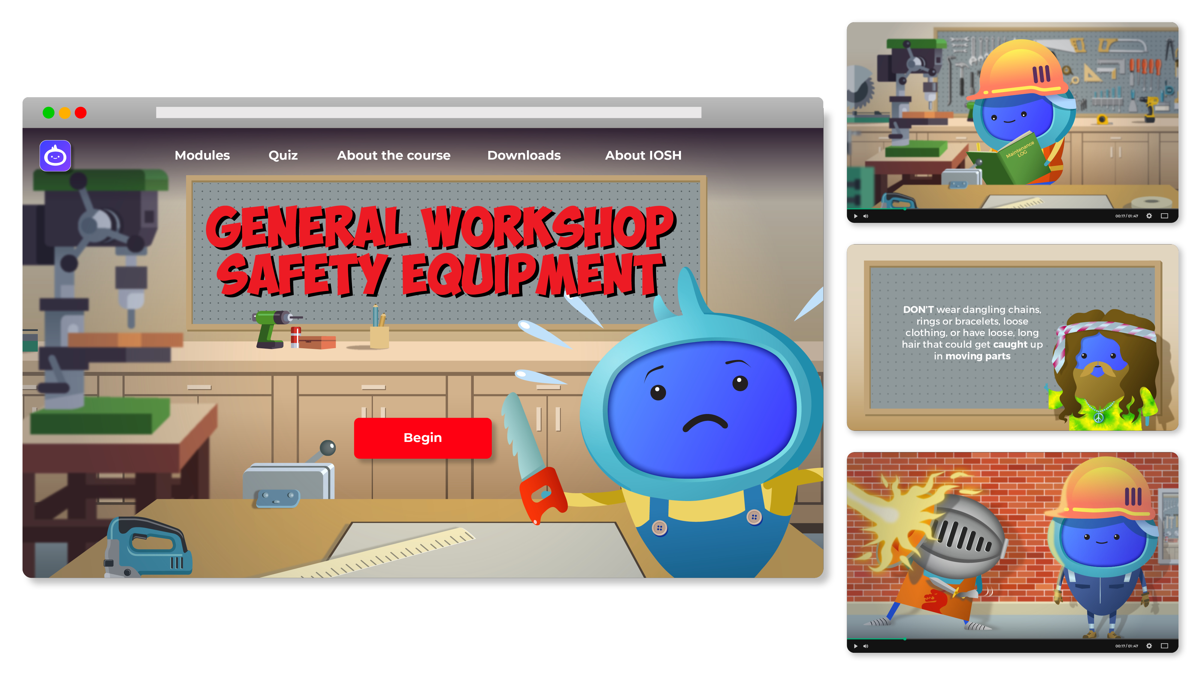 iAM General Workshop Safety Equipment Landing Page Image