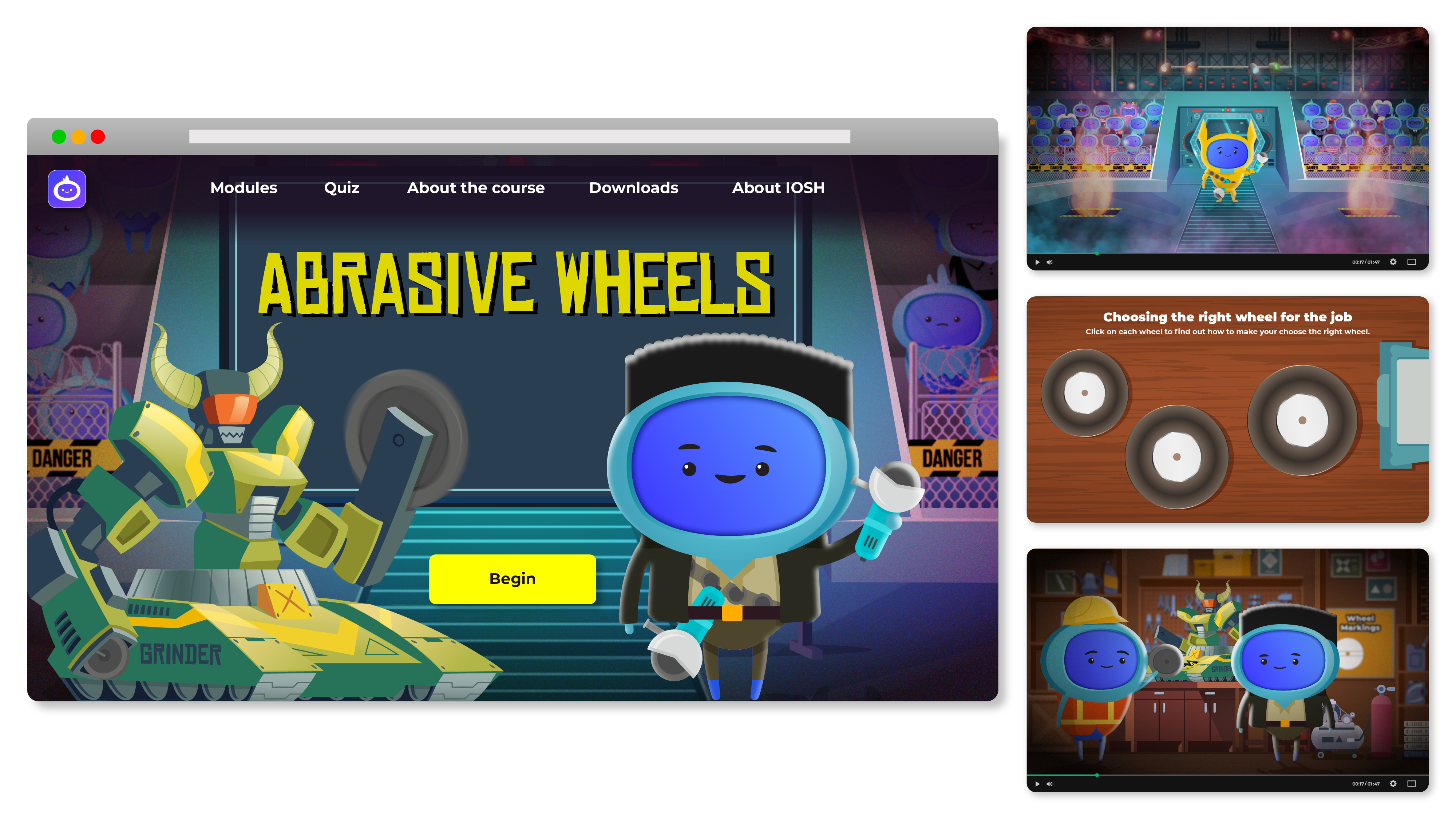 iAM Abrasive Wheels Landing Page Image