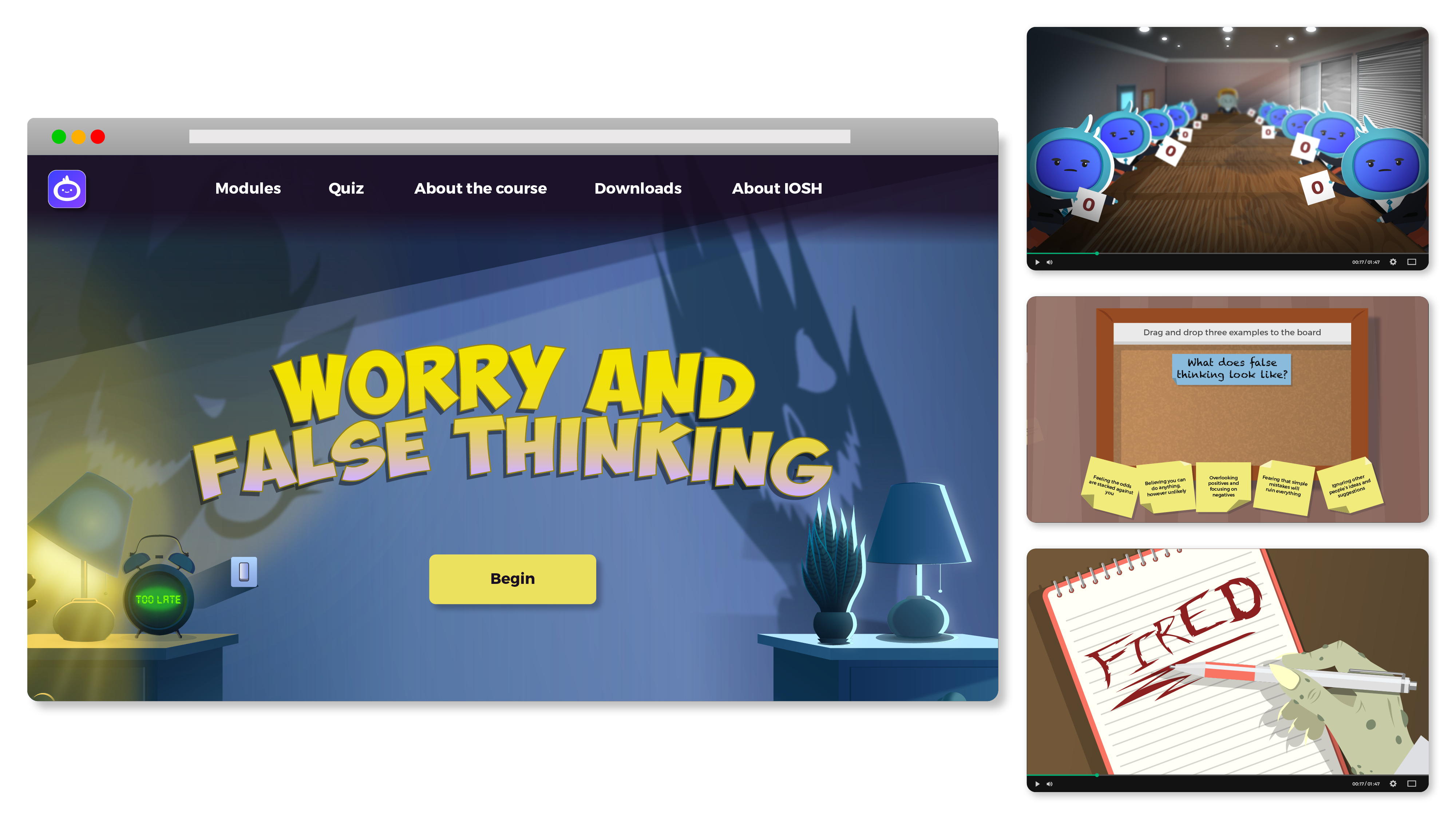 iAM Worry and False Thinking Landing Page Artwork Image 2