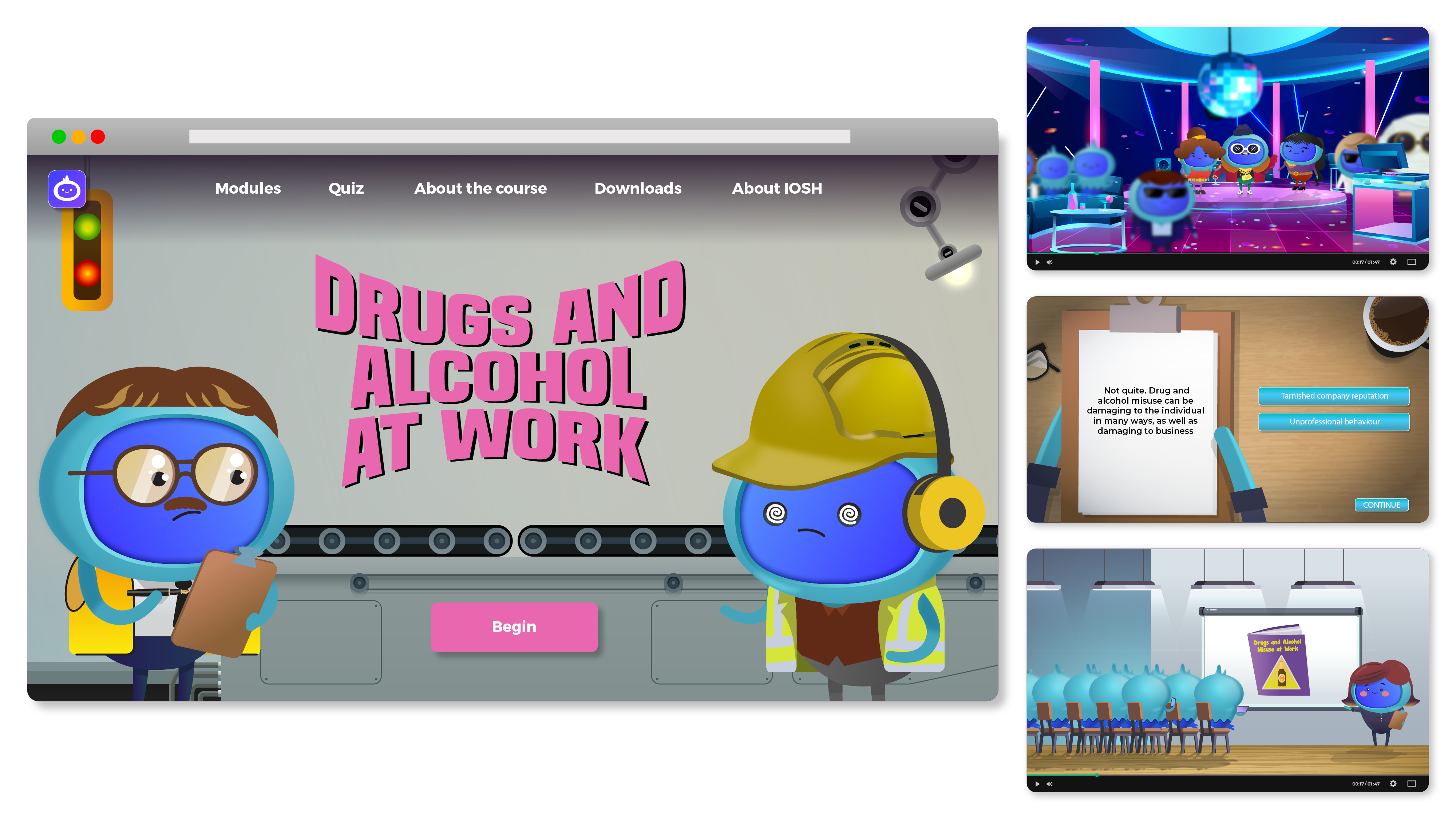 iAM Drugs & Alcohol Landing Page Artwork