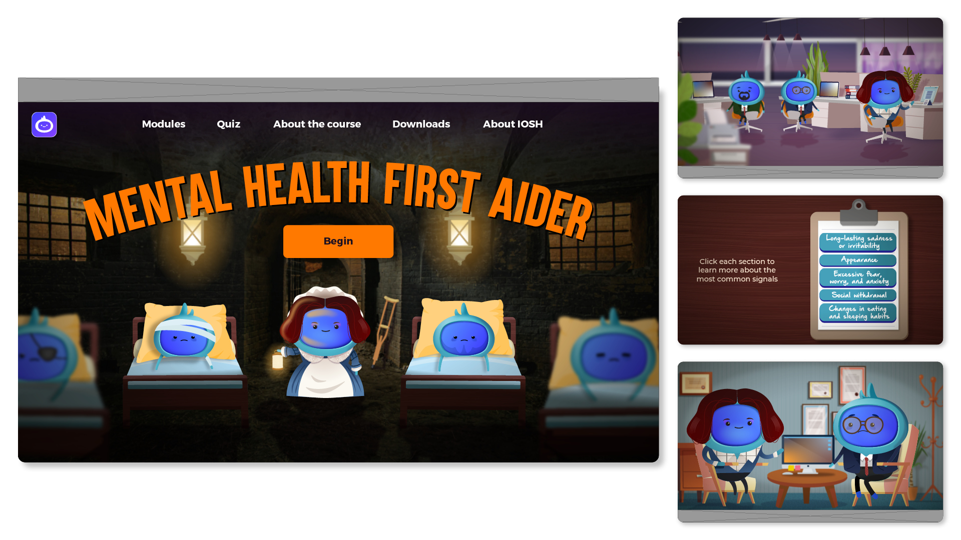 iAM Mental Health First Aider Landing Page Artwork