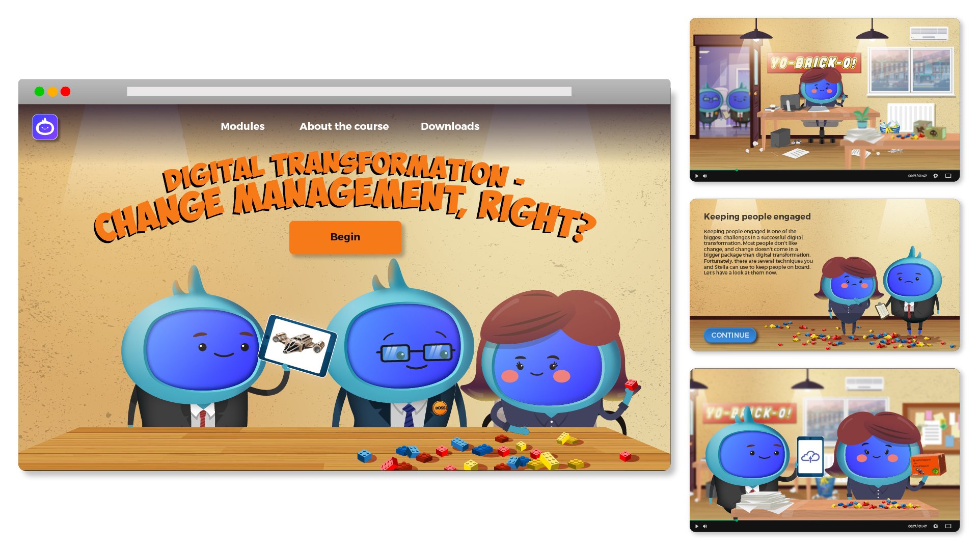 iAM Digital Transformation - Change Management Right? Landing Page Artwork Template
