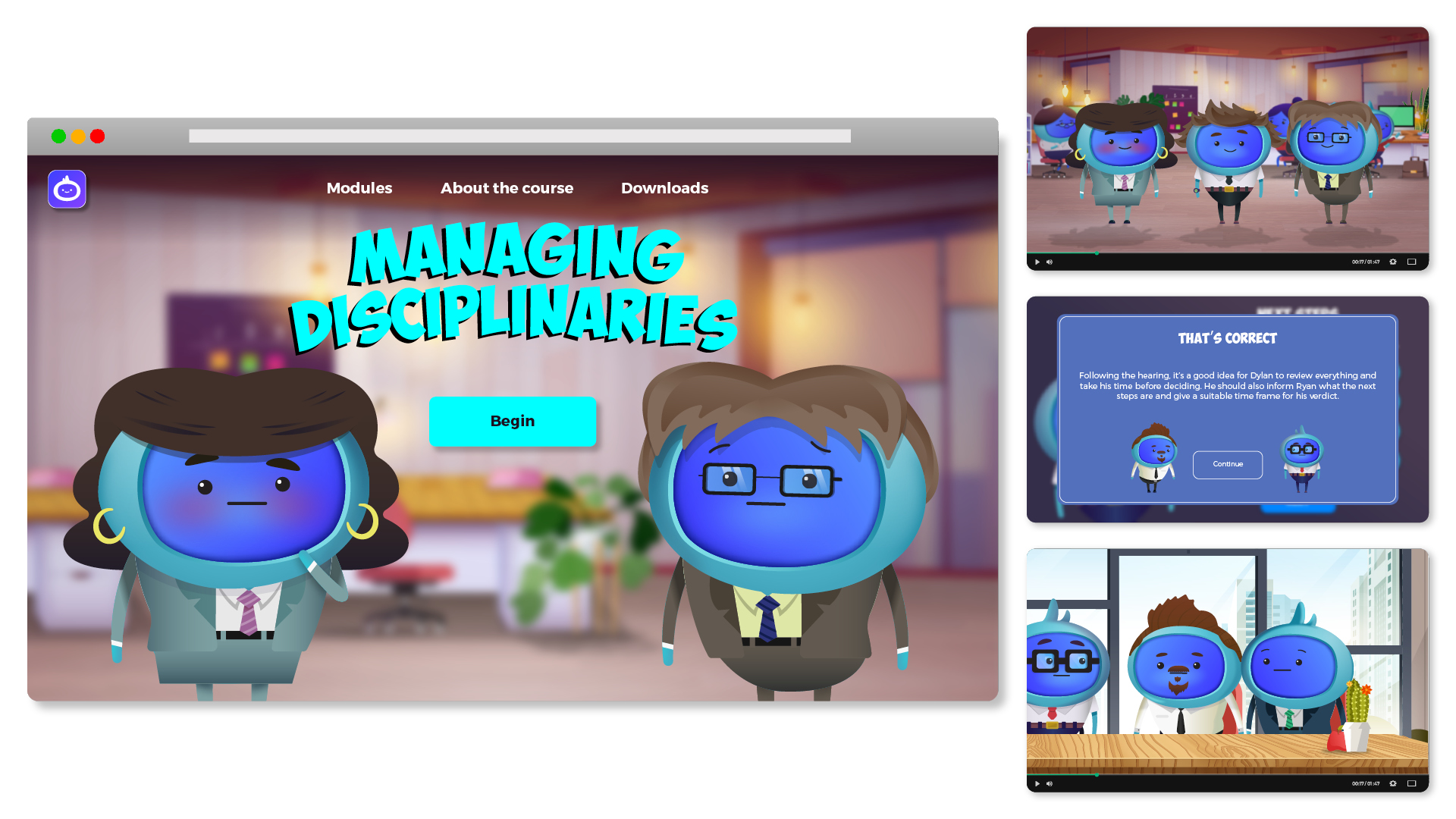 iAM Managing Disciplinaries Landing Page Artwork