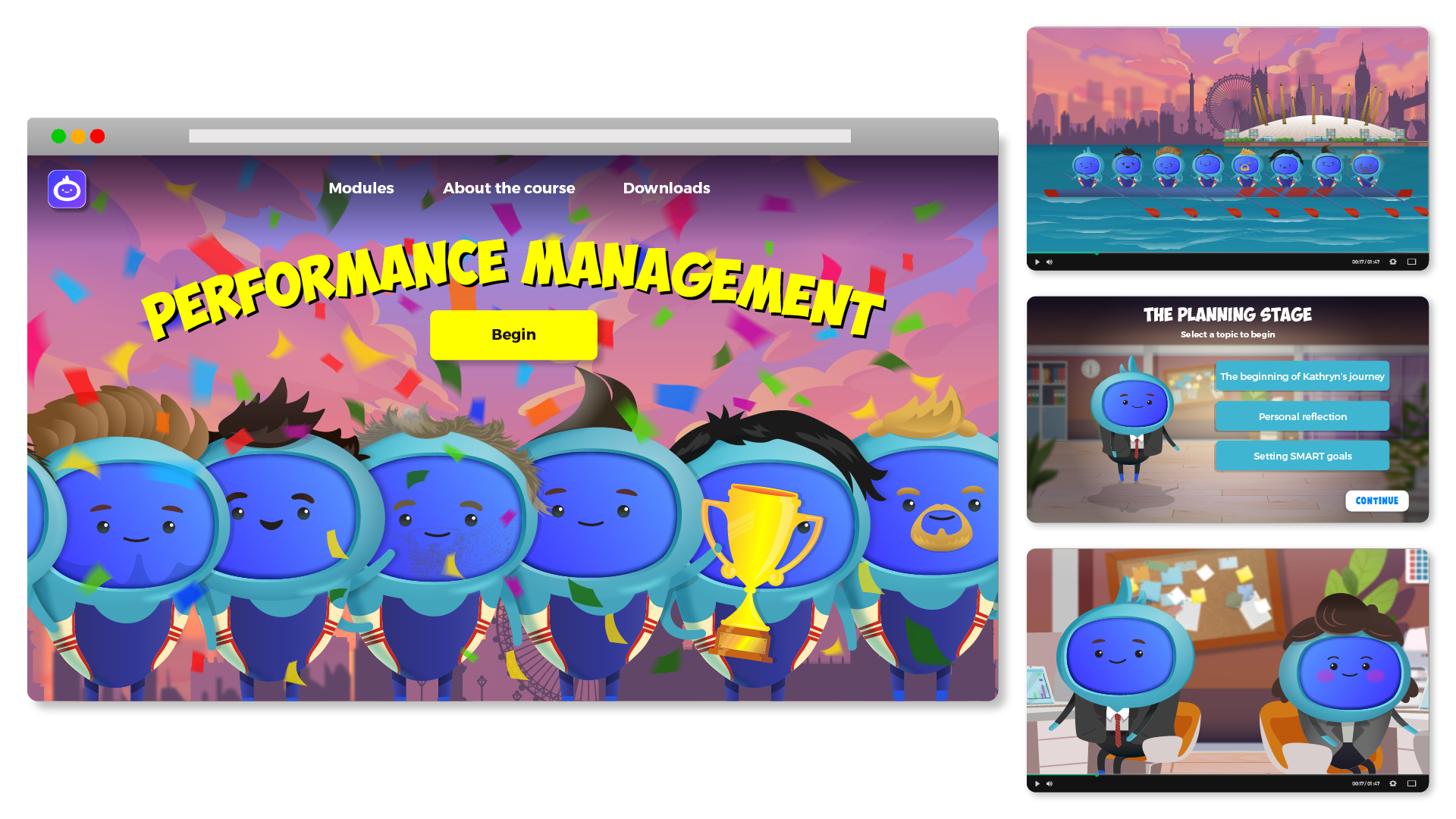 Performance Management Landing Page Artwork