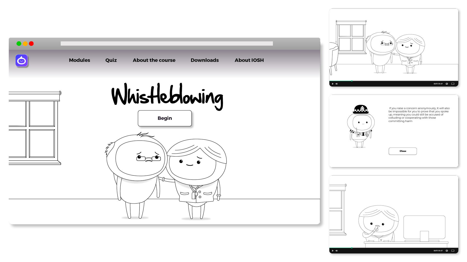 iAM Whistleblowing Landing Page Artwork