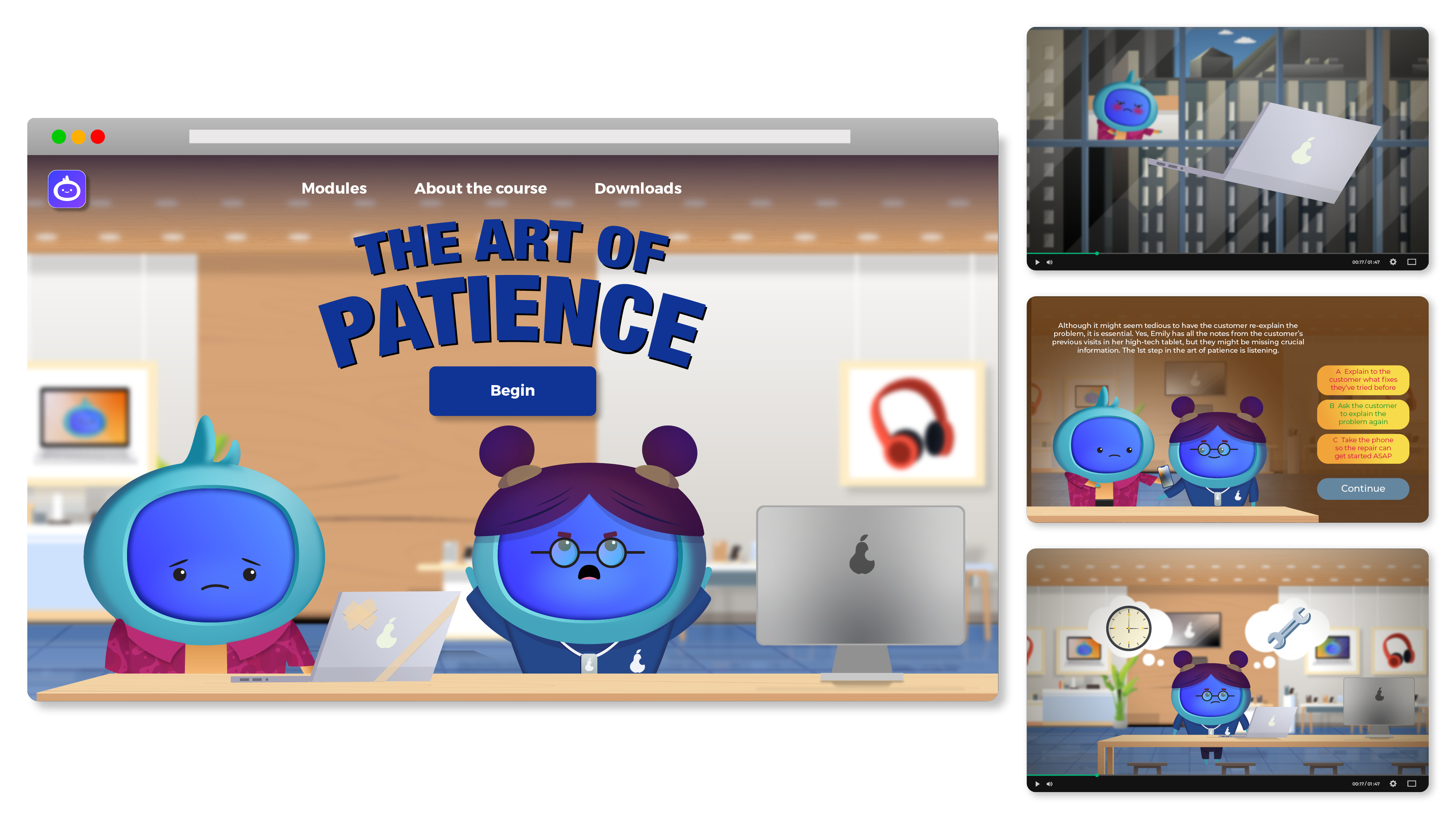 iAM The Art of Patience Landing Page Artwork 2