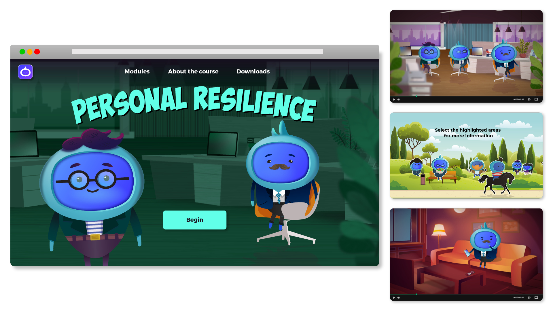iAM Personal Resilience Landing Page Artwork