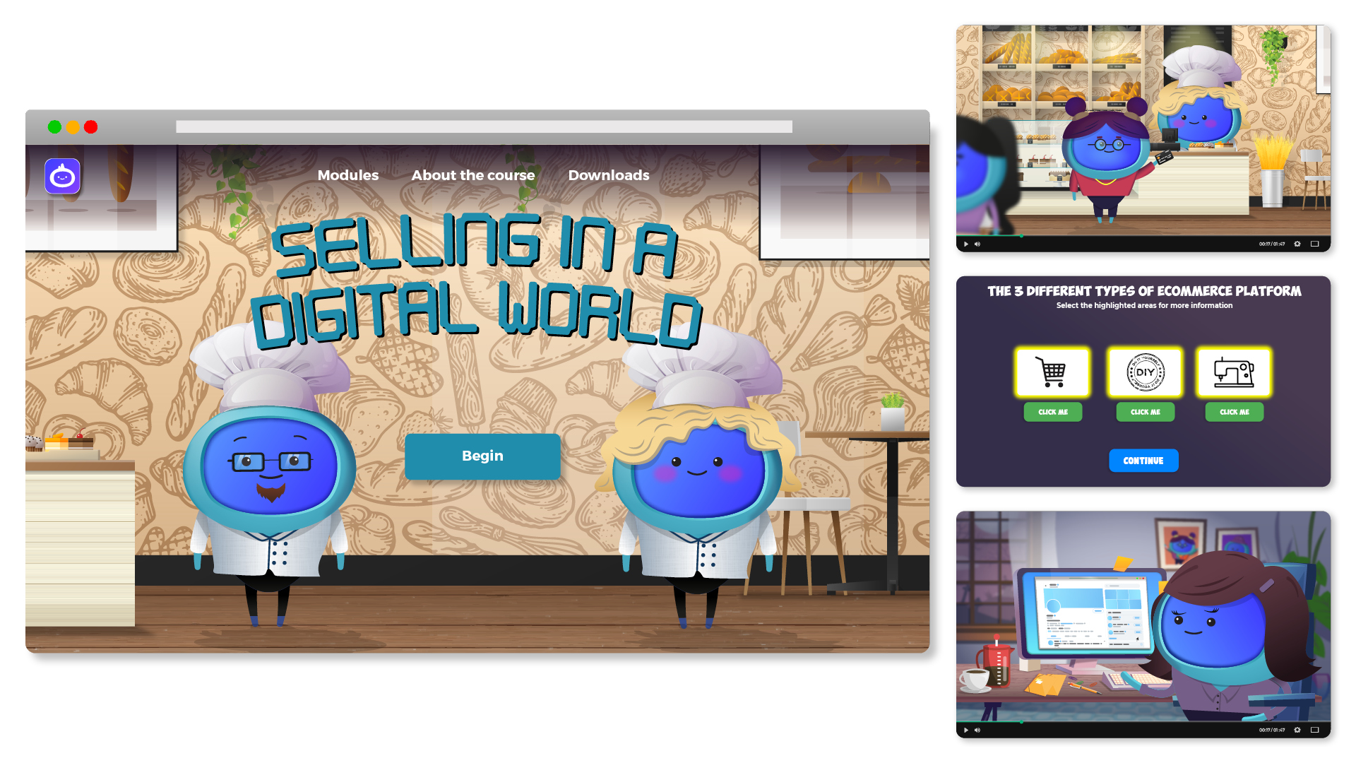 iAM Selling in a Digital World Landing Page Artwork