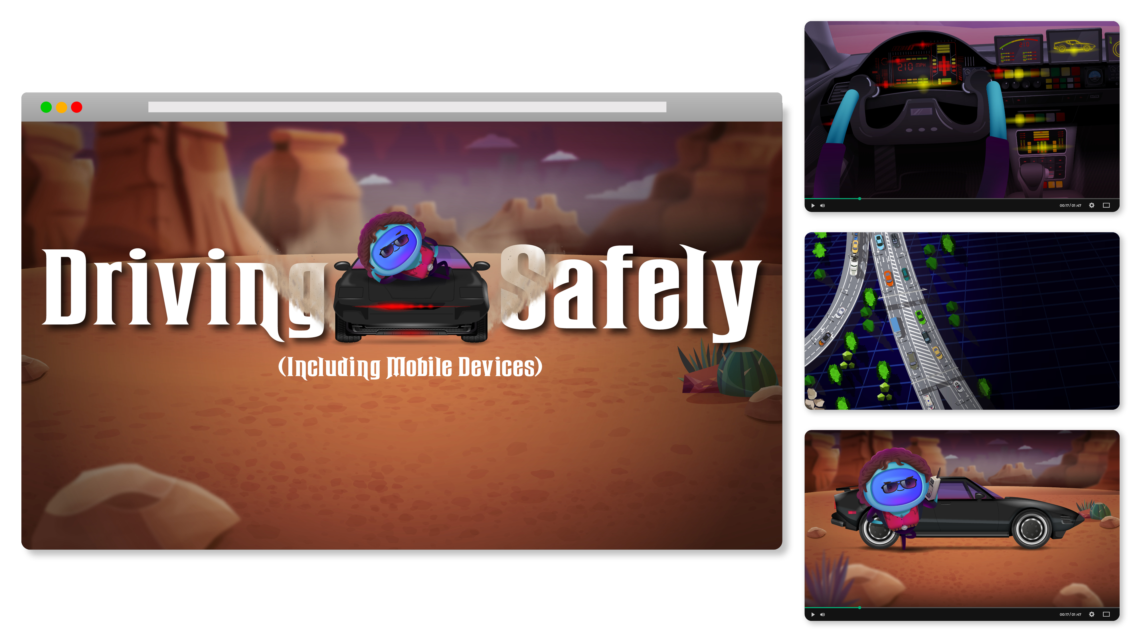 Driving Safely - Landing Page