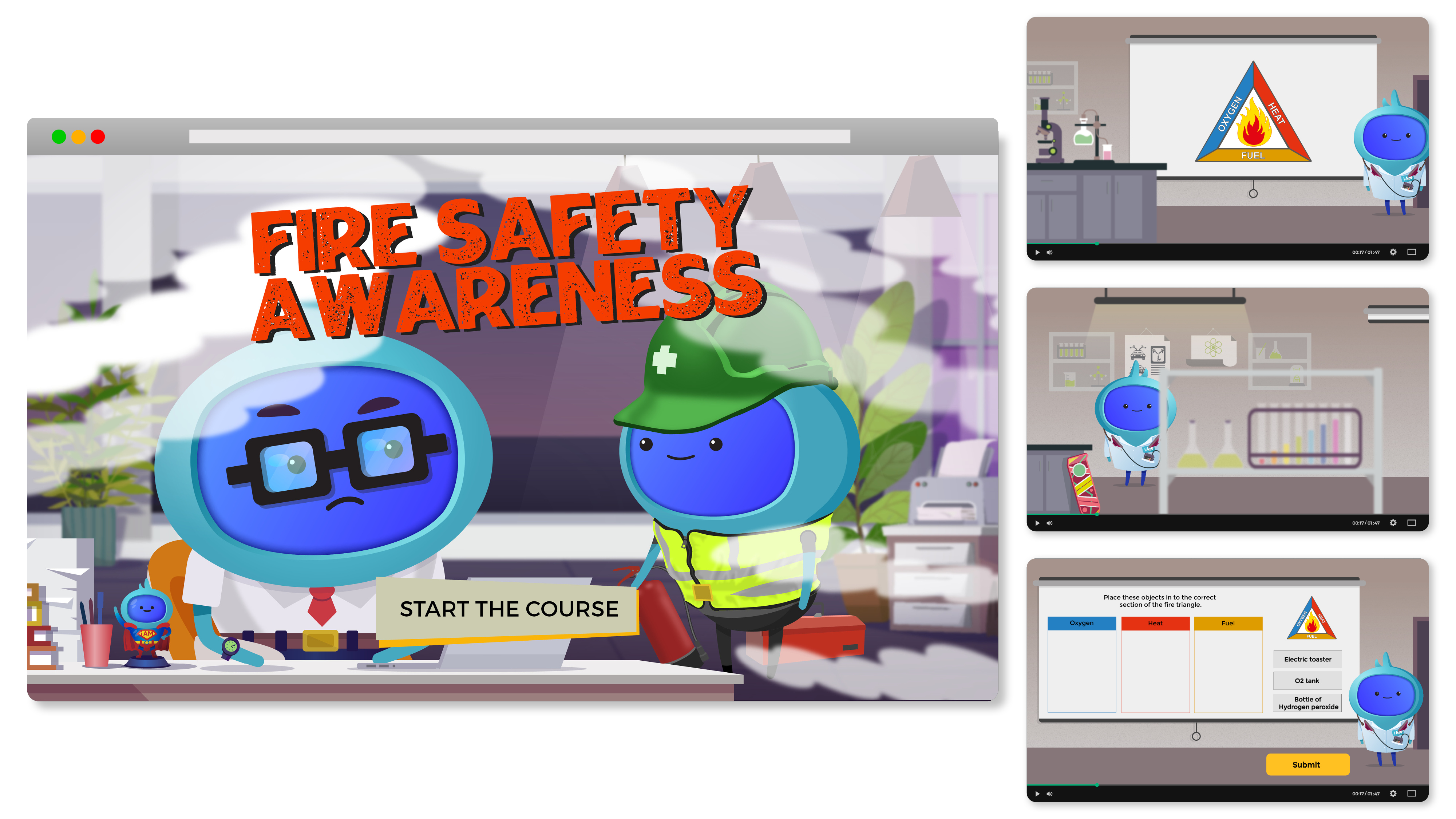 Fire Safety Awareness - Landing Page Images