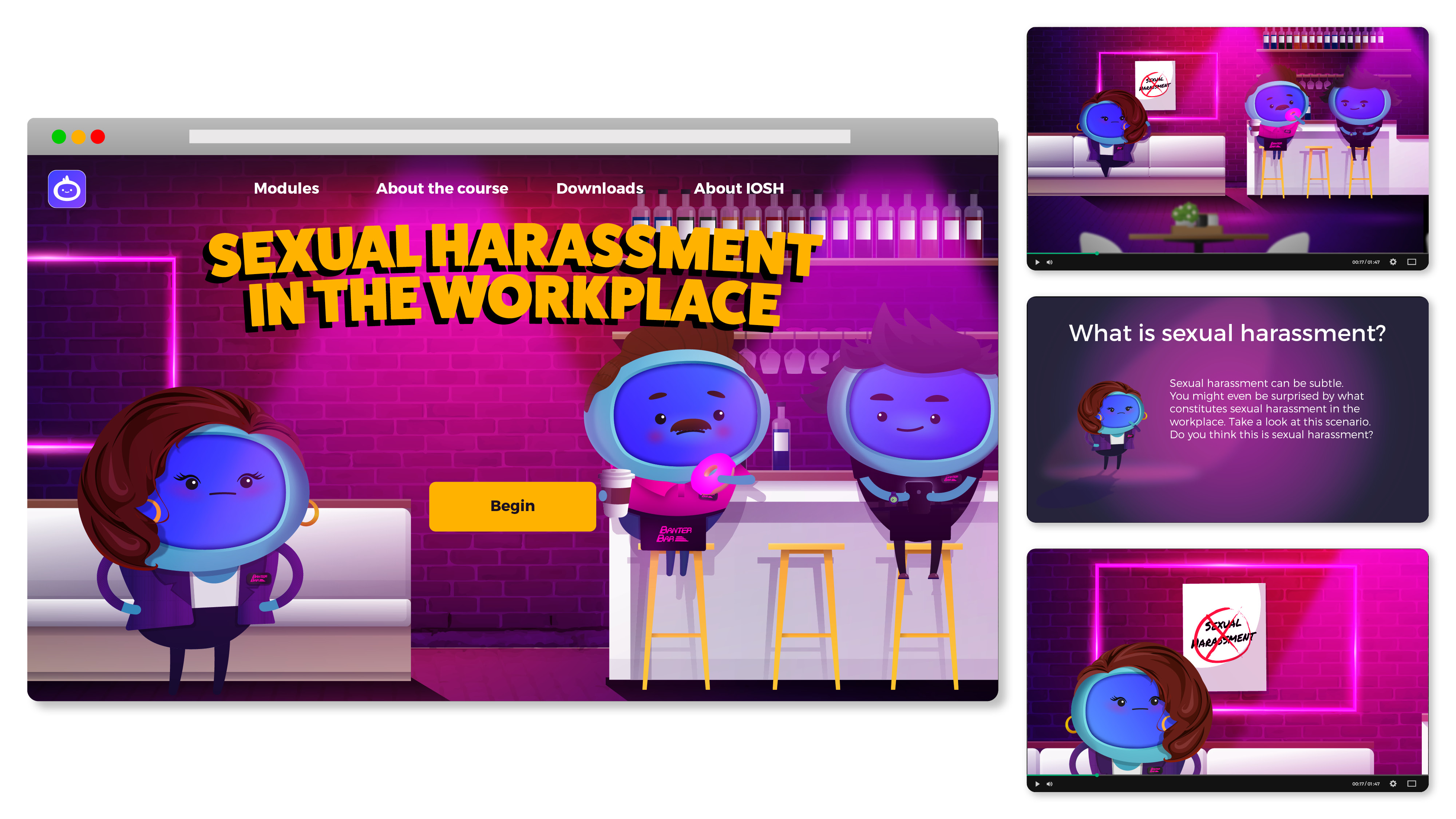 iAM 00150 - Sexual Harassment in the workplace - Landing Page