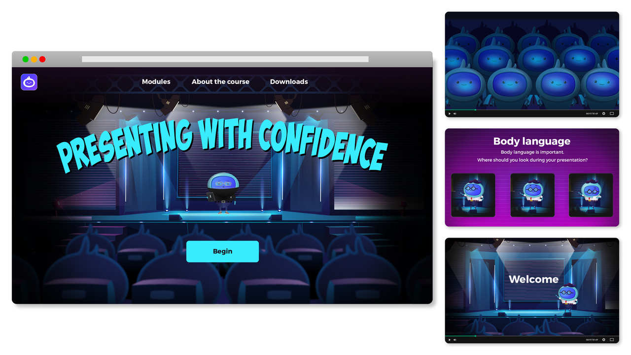 iAM 00180 - Presenting with Confidence - Landing Page
