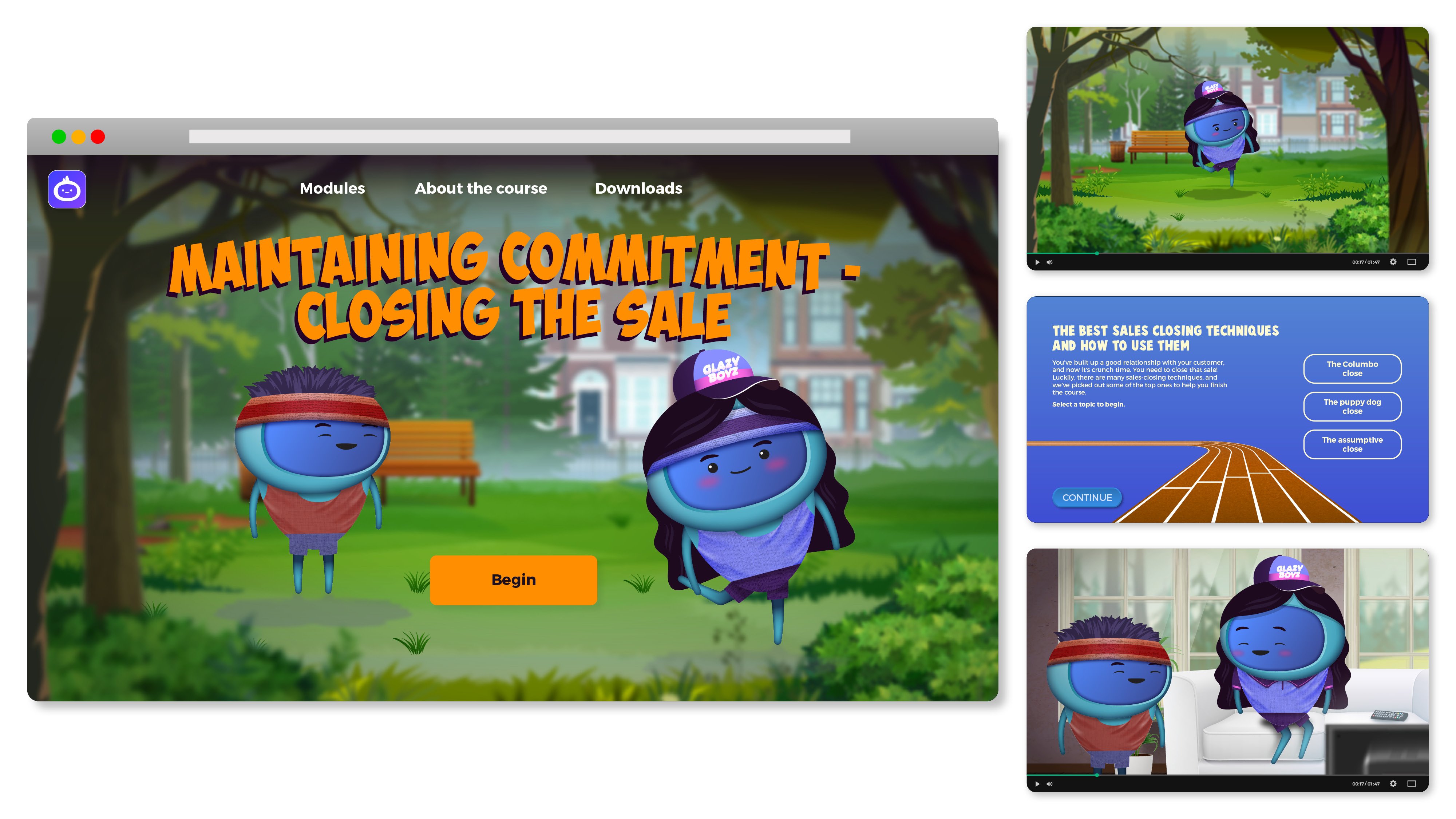 iAM 00184 - Maintaining Commitment - Closing the Sale - Landing Page
