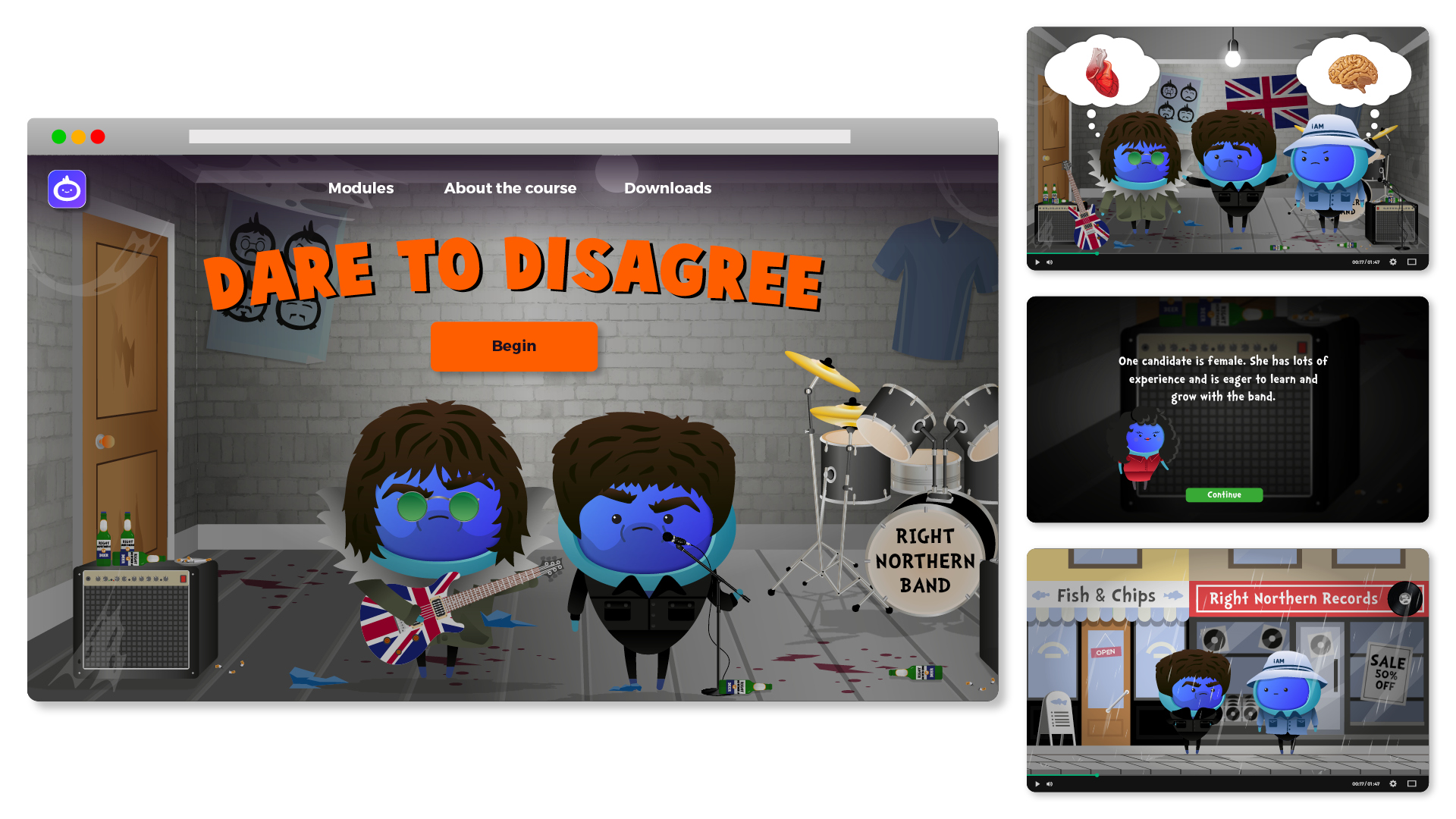 iAM Dare to Disagree Landing Page Artwork 2